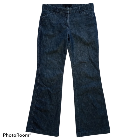 Express Design Editor Wide Leg Dark Wash Jeans - Picture 1 of 10
